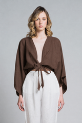KATE BLUSA IN LINEN