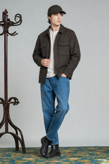 DEREK JACKET IN BOILED WOOL