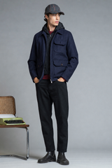 LIAM HOODIE JACKET MIXED WOOL