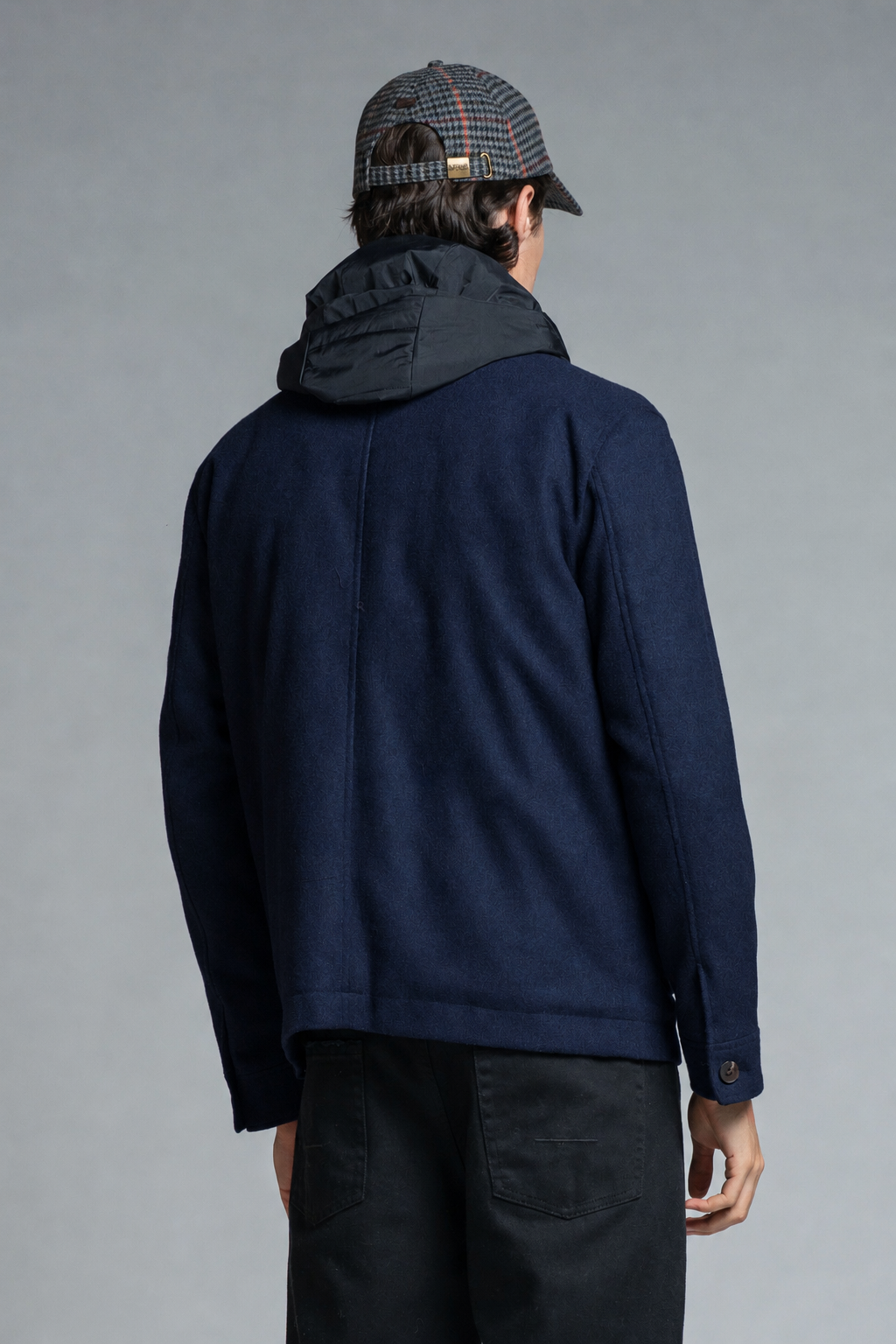 LIAM HOODIE JACKET MIXED WOOL