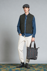 TERRY GILET IN BOILED WOOL