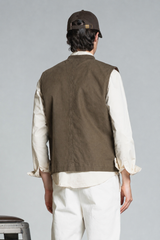 TERRY GILET IN CANVAS