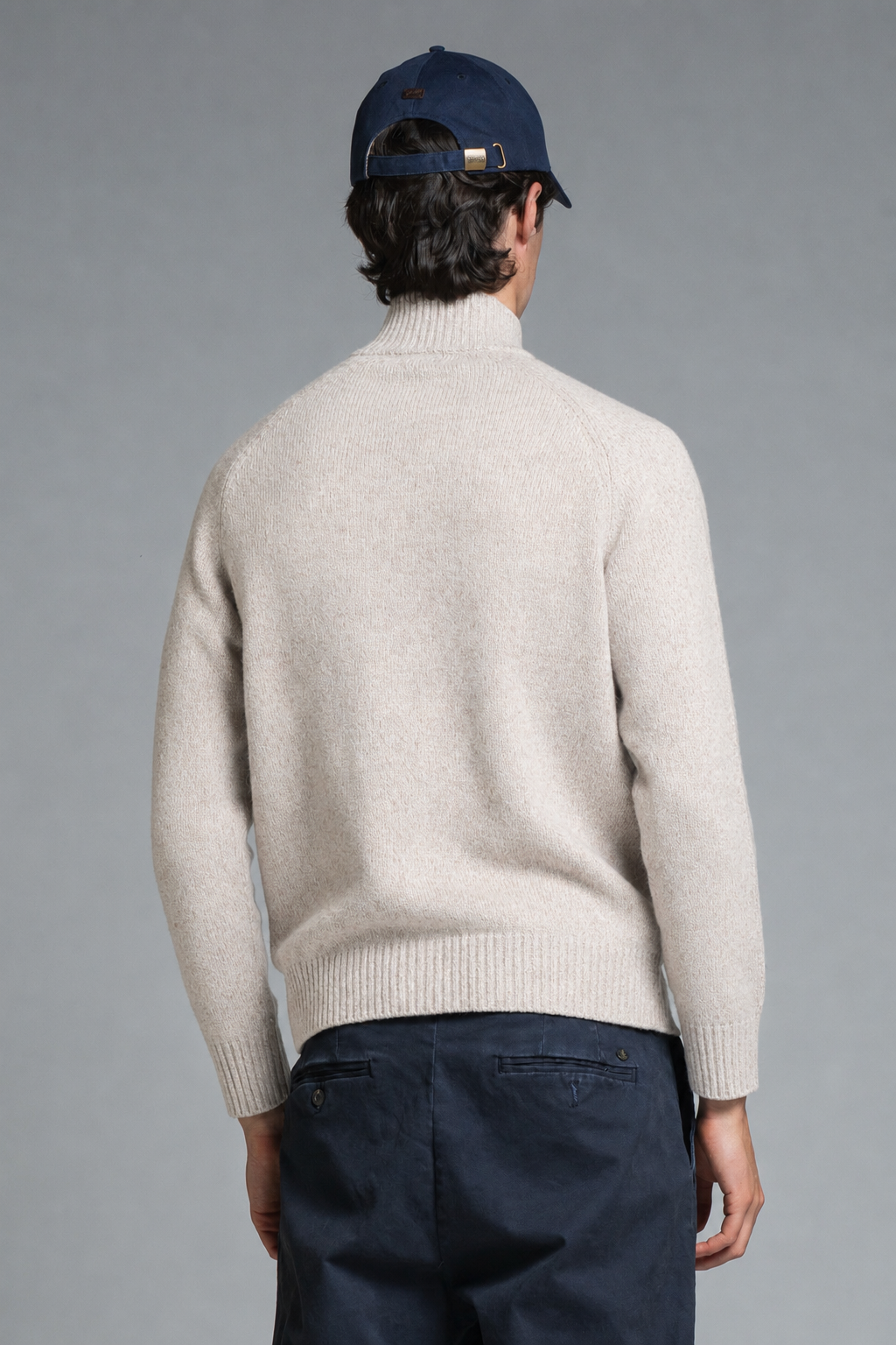 CONRAD CARDIGAN ZIP IN MOUINE'