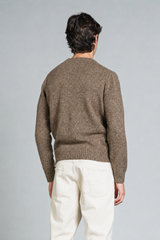GEORGE ROUND NECK IN BLEND WOOL