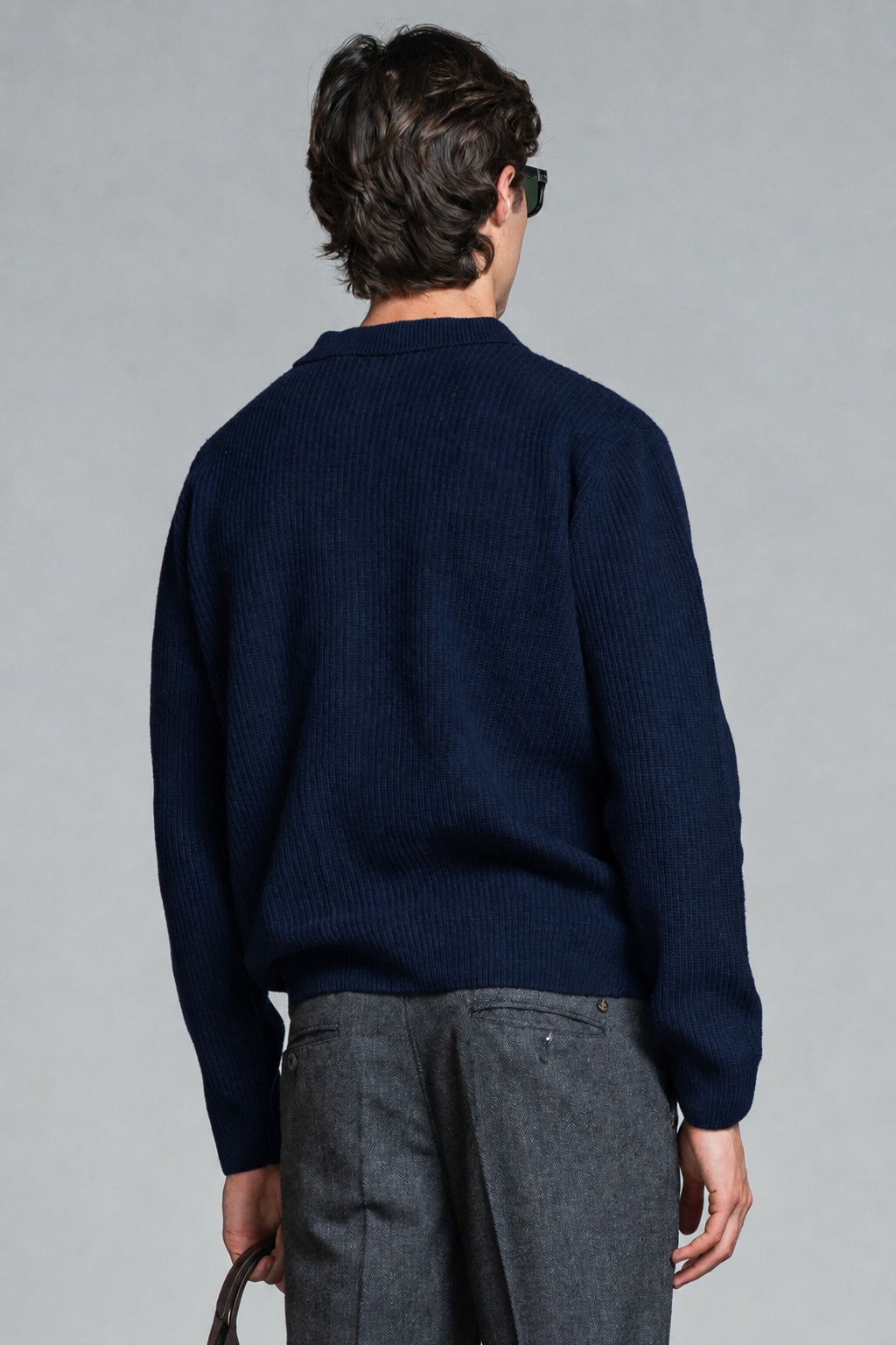 HUGO CARDIGAN SHIRT IN LAMBSWOOL