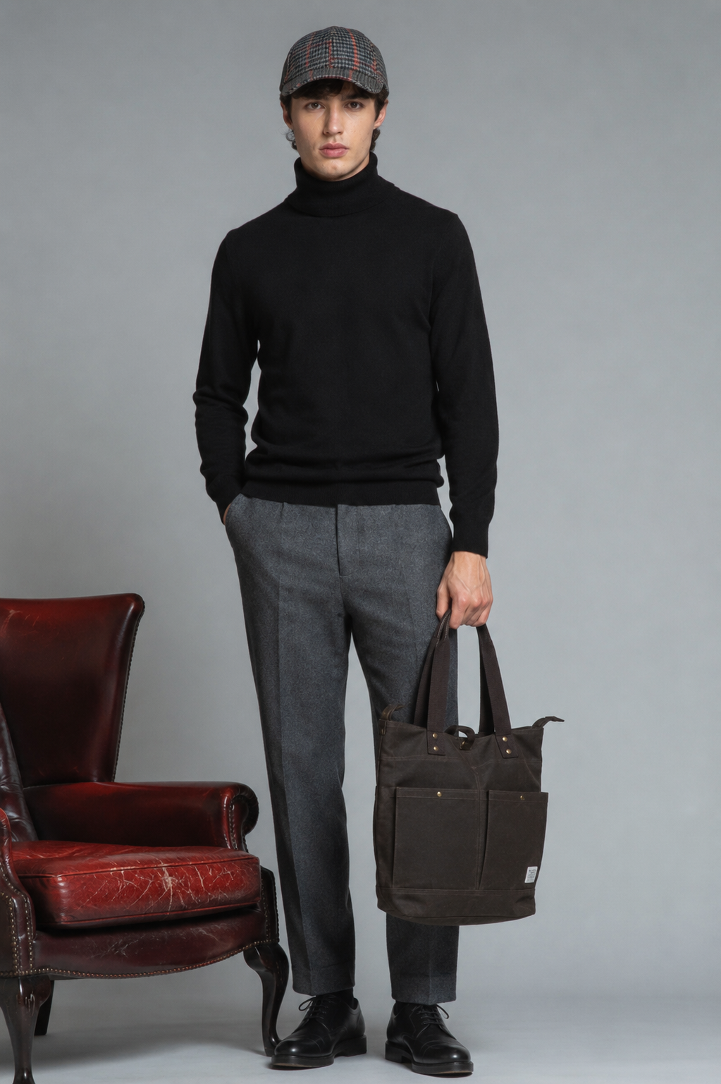 JERRY TURTLENECK IN 100% MERCERIZED