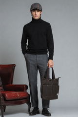 JERRY TURTLENECK IN 100% MERCERIZED
