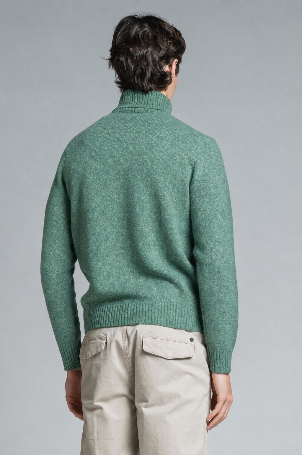 JOHN TURTLENECK IN MOULINE'