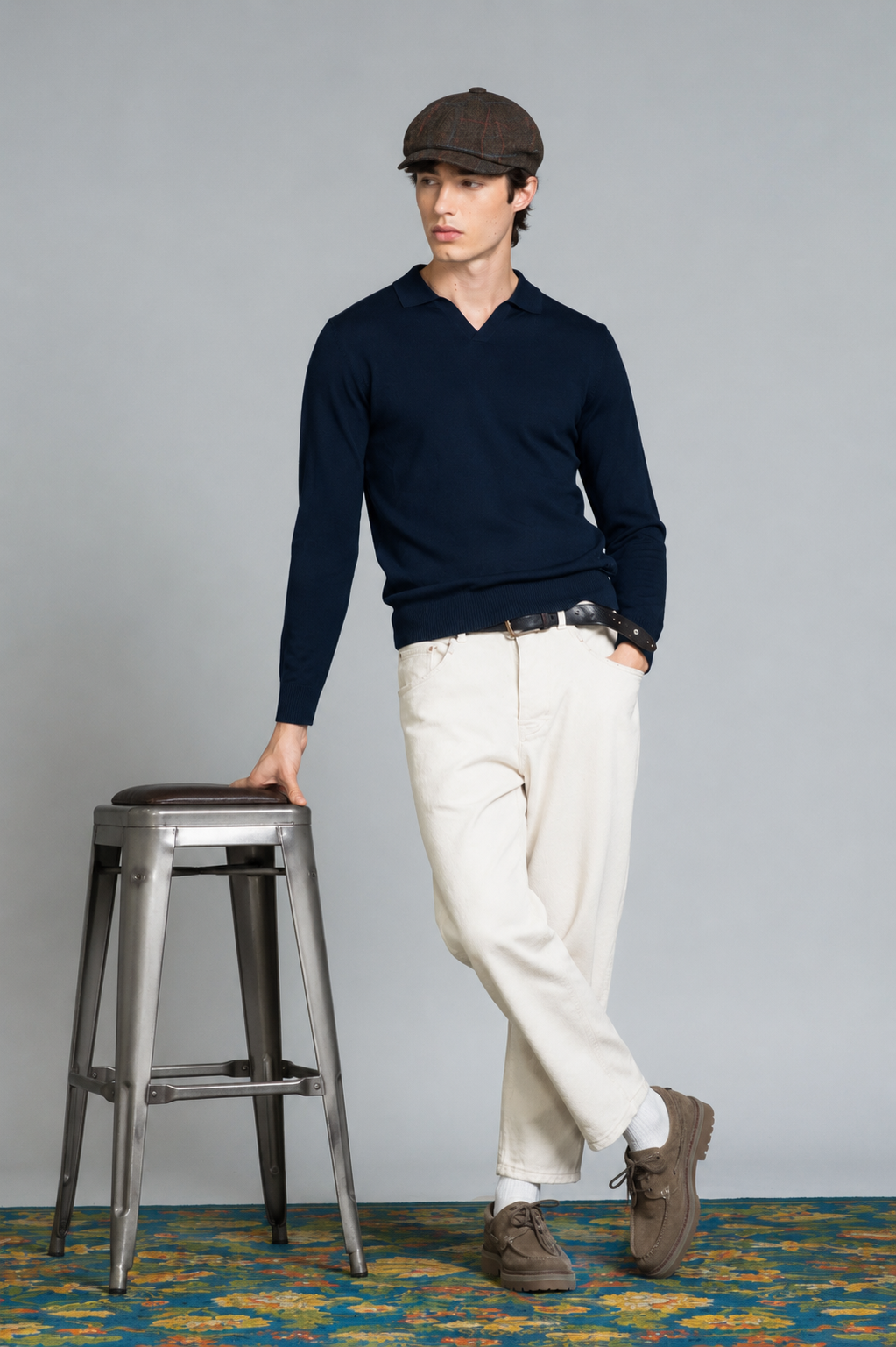 NEIL POLO SKIPPER IN MERINOS