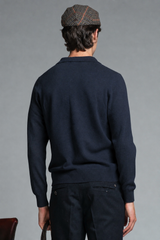 NEIL POLO SKIPPER IN WOOL MERCERIZED