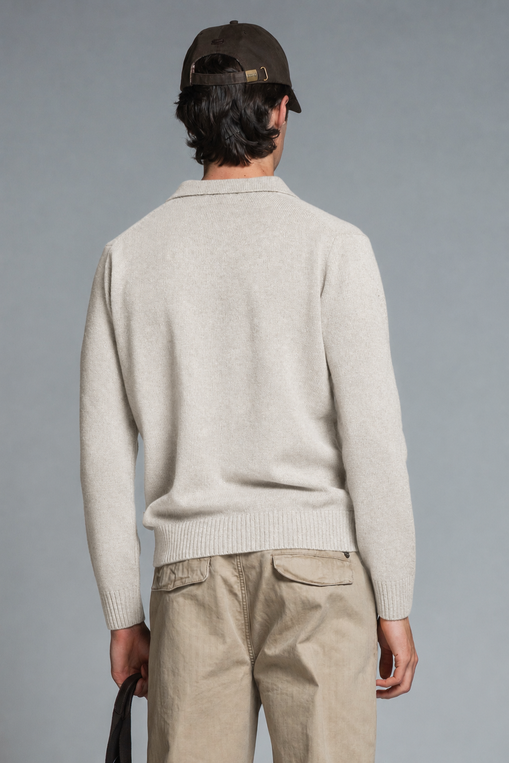 NEIL POLO SKIPPER IN LAMBSWOOL