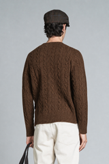REED ROUND NECK  BRAID IN MOULINE'