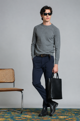 RORY ROUND NECK FLEECE IN LAMBSWOOL