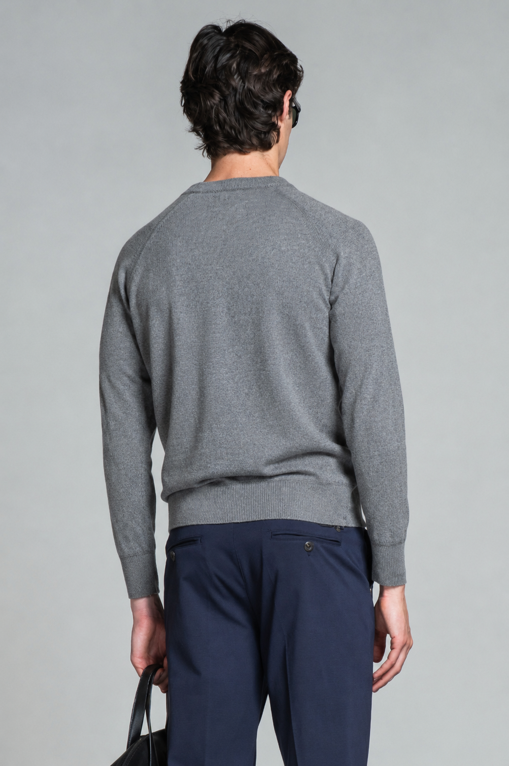 RORY ROUND NECK FLEECE IN LAMBSWOOL