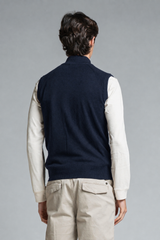 STEFAN CARDIGAN ZIP IN WOOL MERCERIZED
