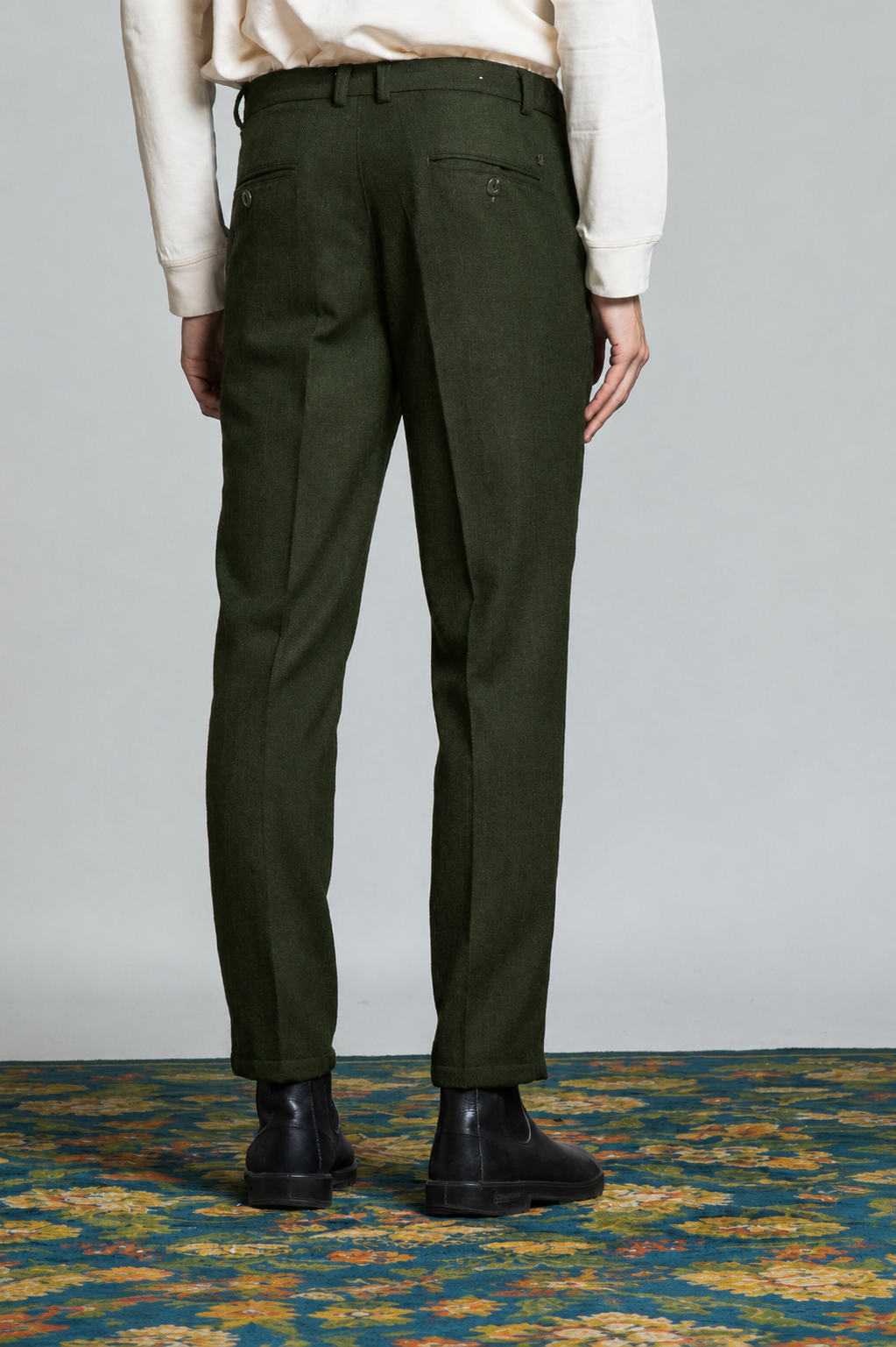 ELIAS CHINO LONG IN MIEXD WOOL