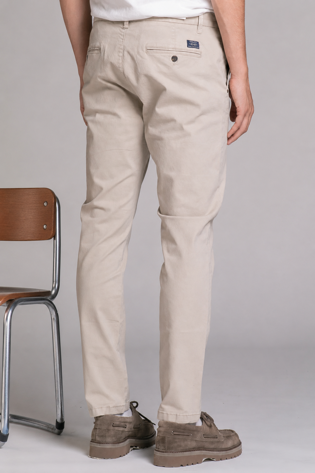BRAYN CHINO LONG IN TWILL STRECH