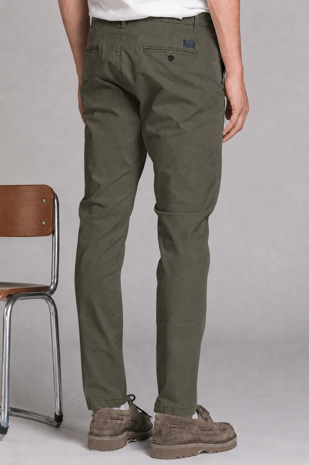 BRAYN CHINO LONG IN TWILL STRECH
