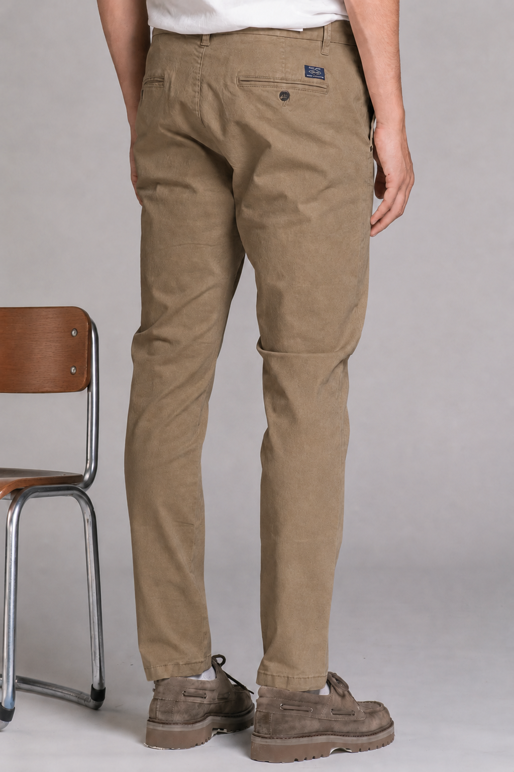 BRAYN CHINO LONG IN TWILL STRECH