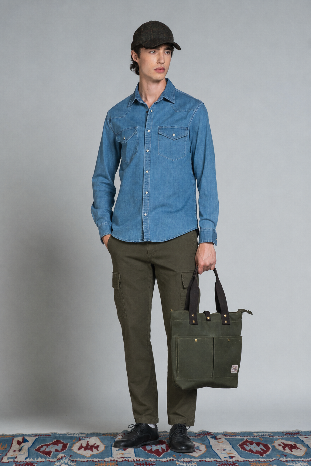NORMAN CARGOO LONG IN TWILL STRETCH