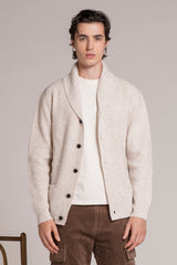 DANIEL CARDIGAN IN MOULINE'