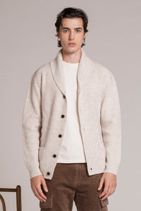 DANIEL CARDIGAN IN MOULINE'