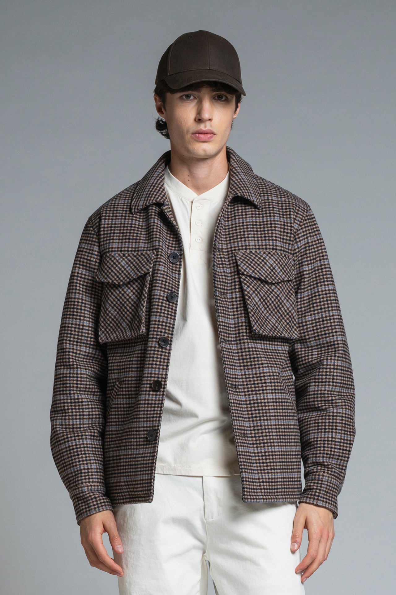DEREK JACKET IN MIXED WOOL