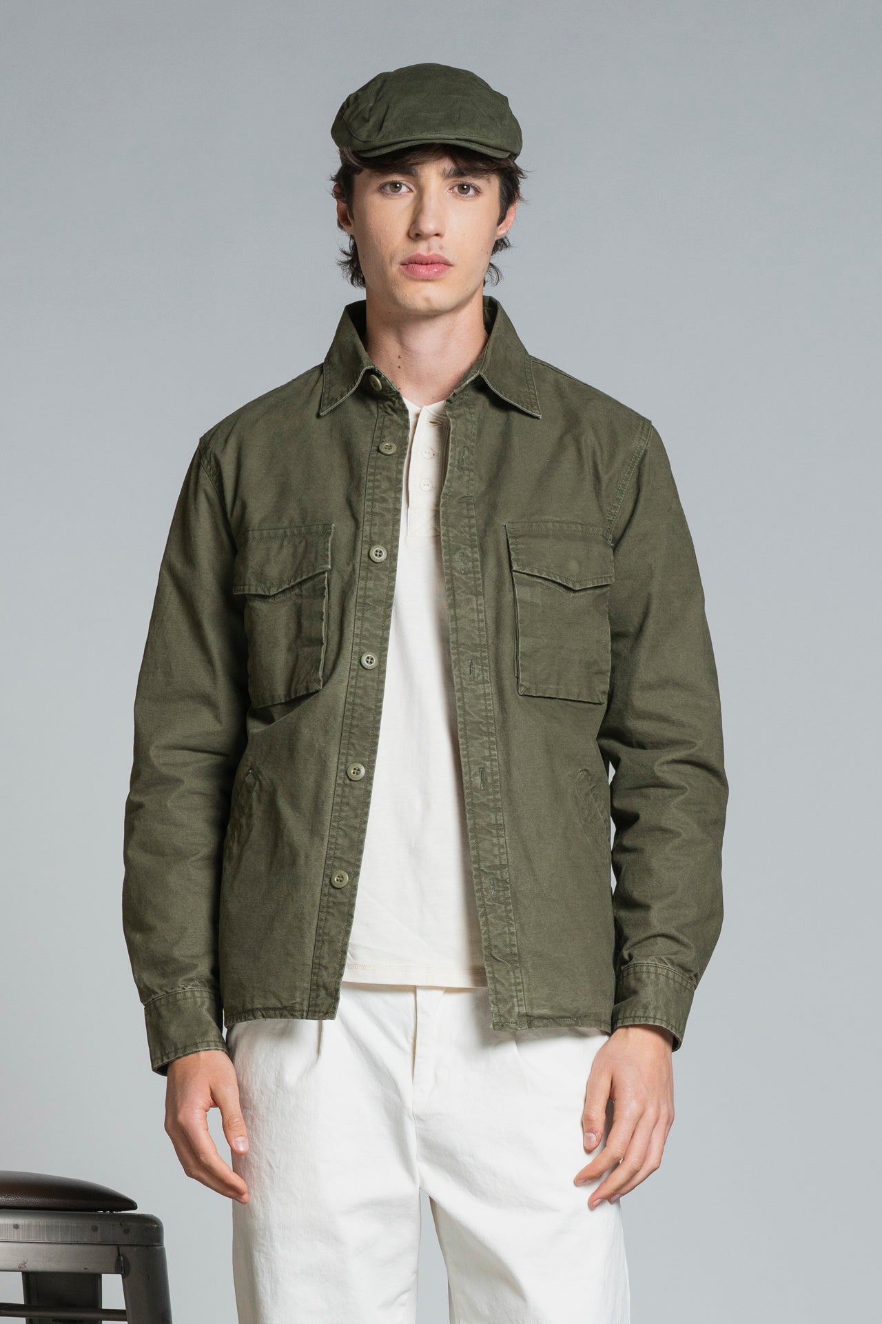 DEREK 3 IN 1 OVERSHIRT JACKET IN CANVAS