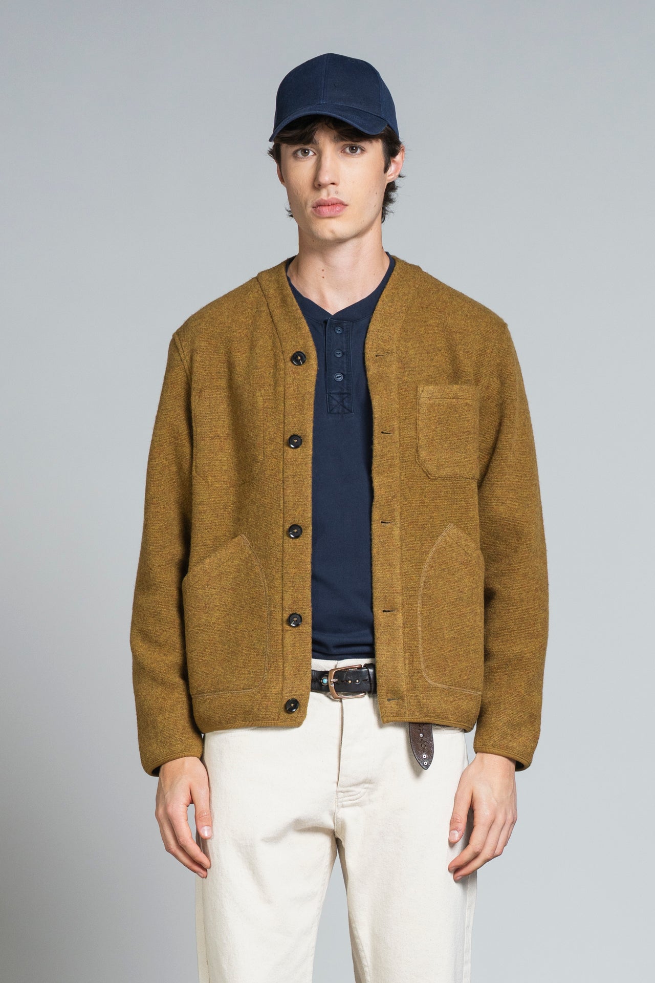 DOVER JACKET IN BOILED WOOL