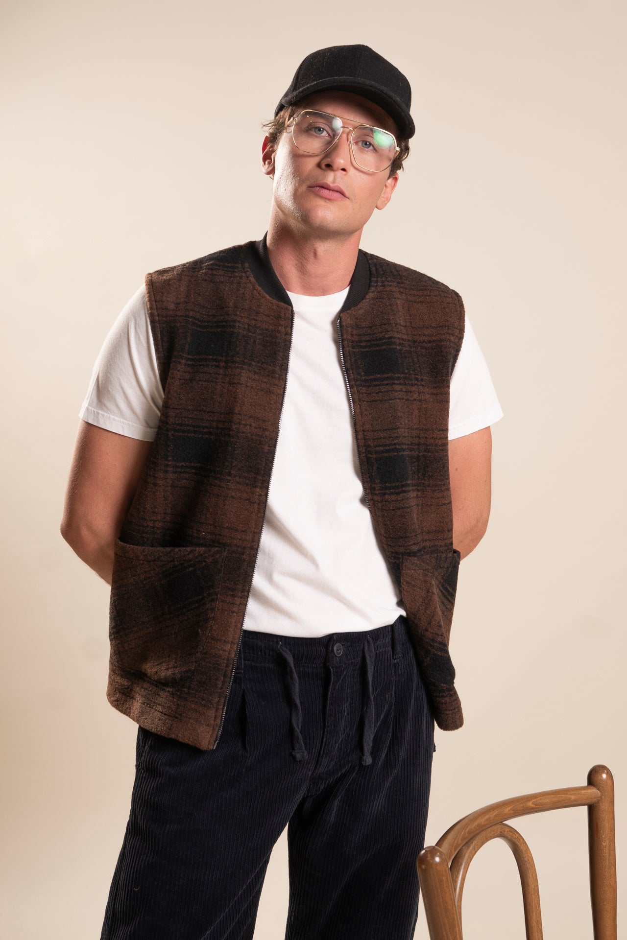 GAVIN CHECK GILET