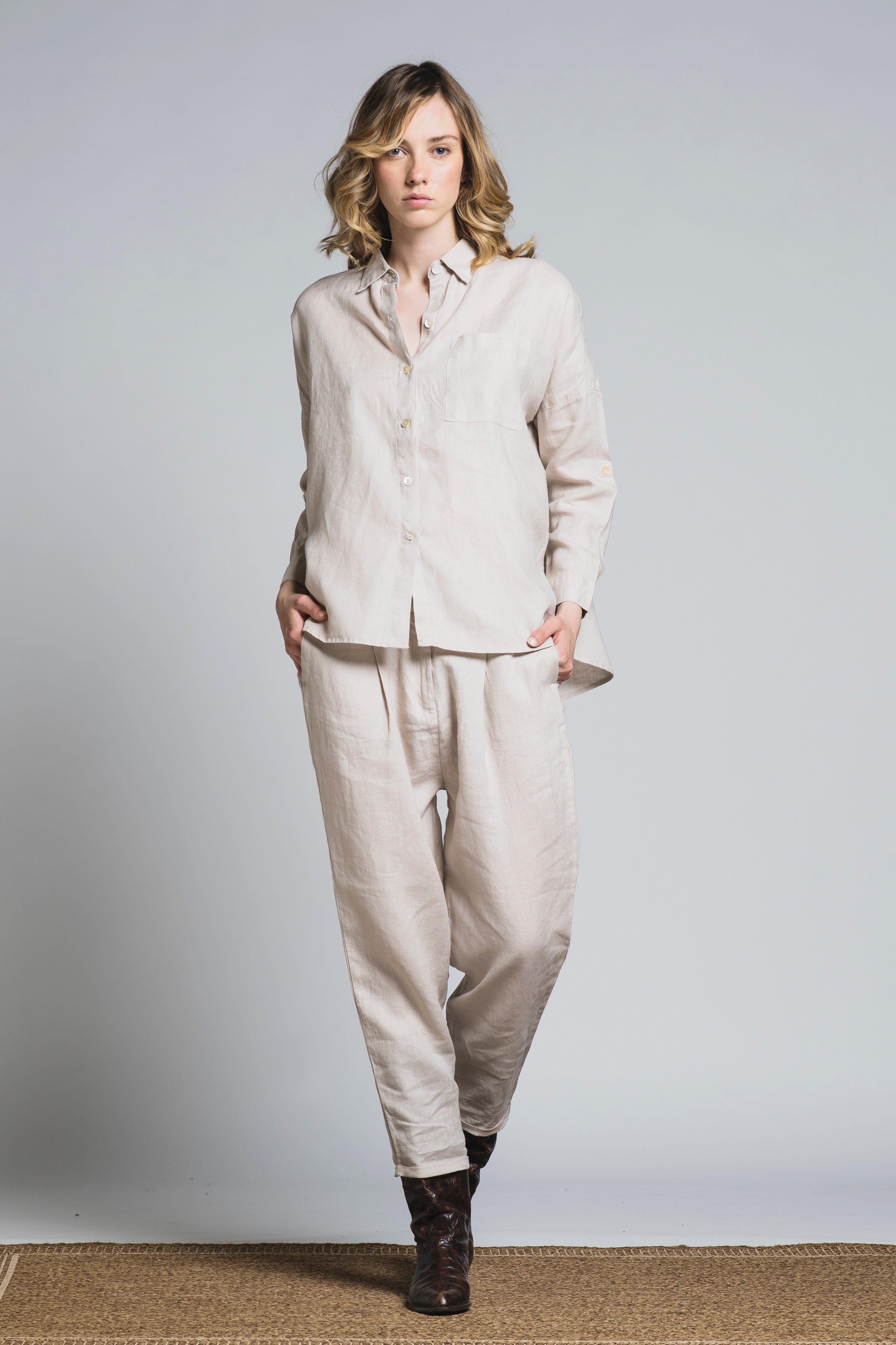 OLIVIA SHIRT IN LINEN