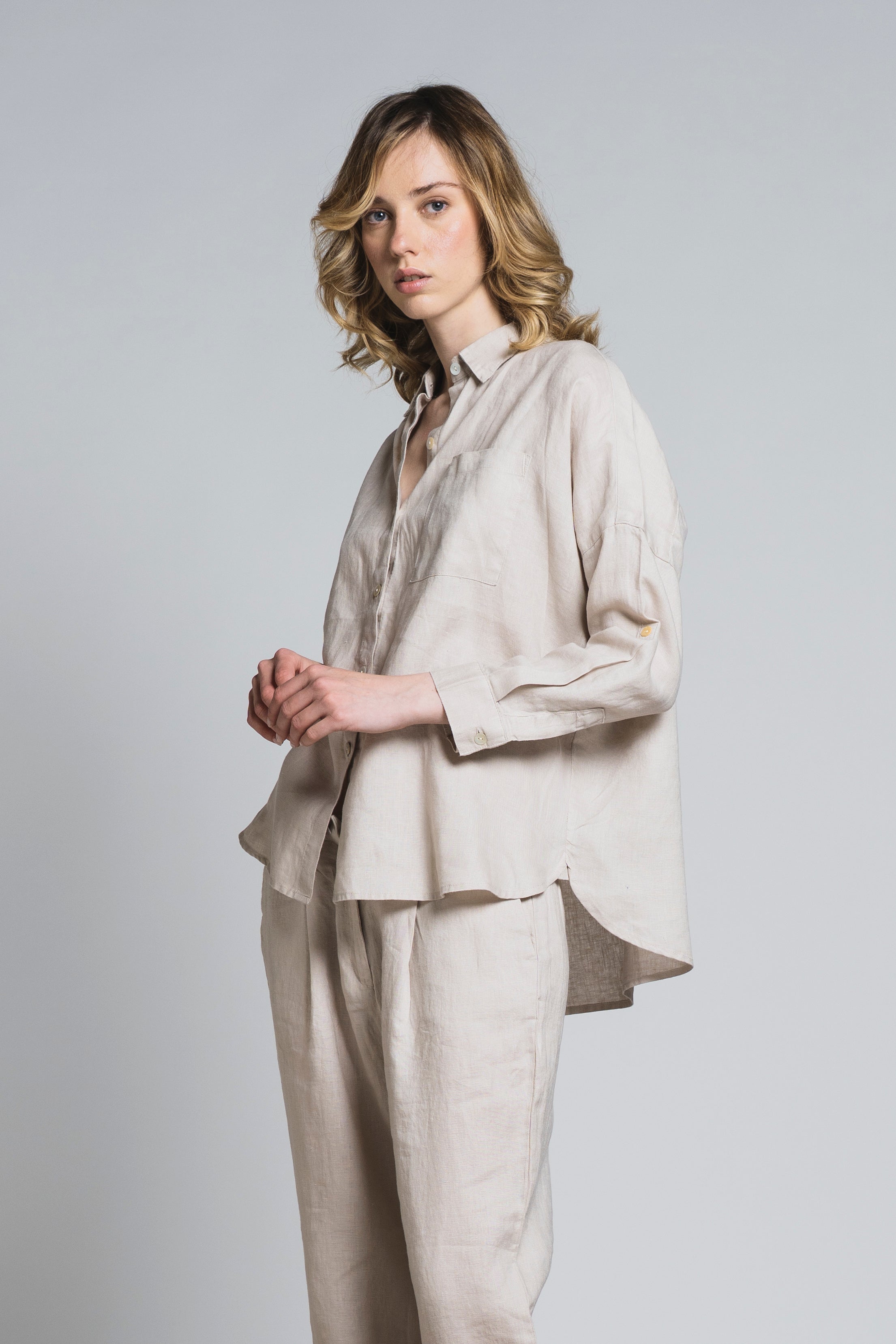 OLIVIA SHIRT IN LINEN