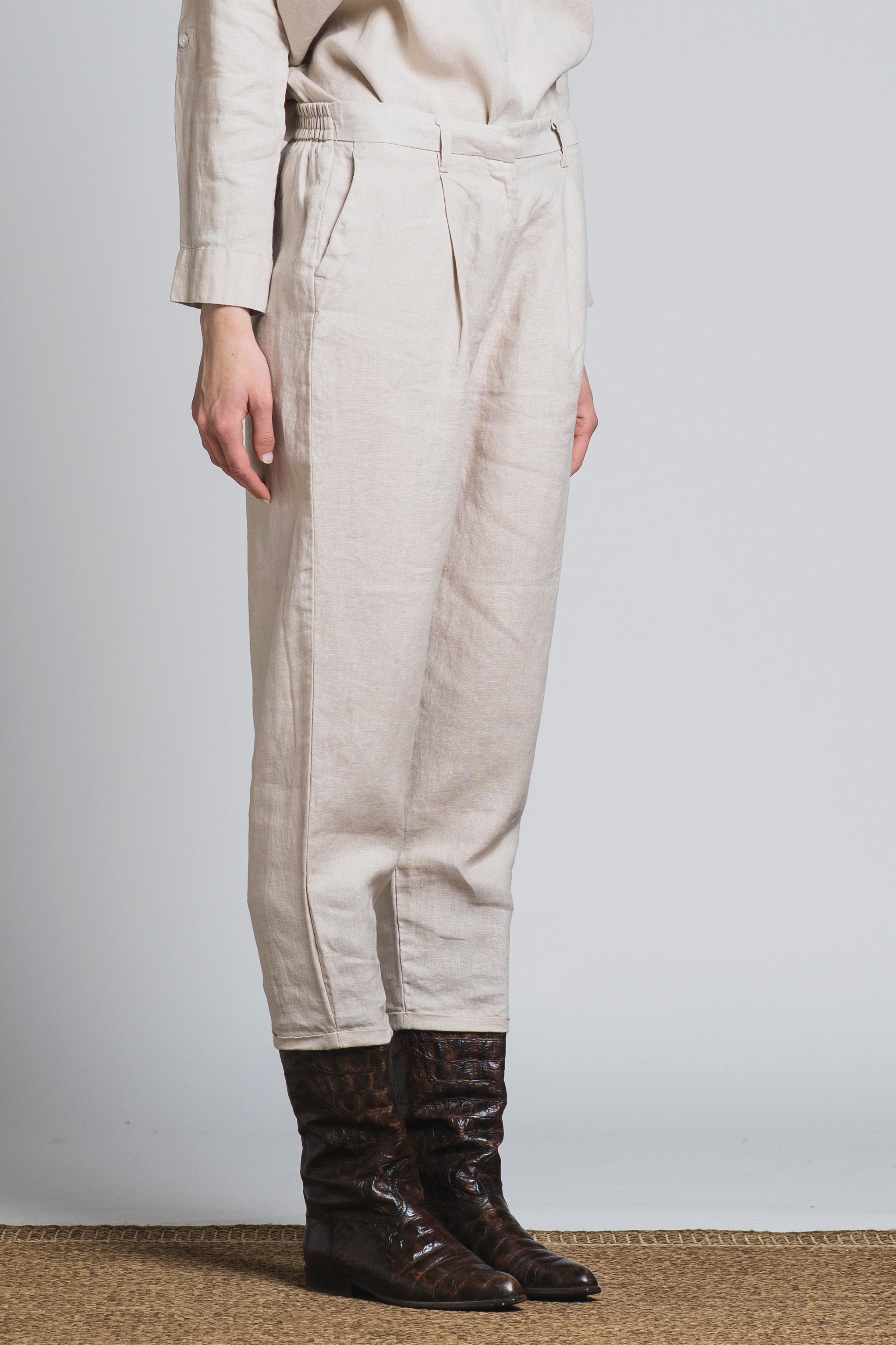 PATTY CHINO LONG IN LINEN