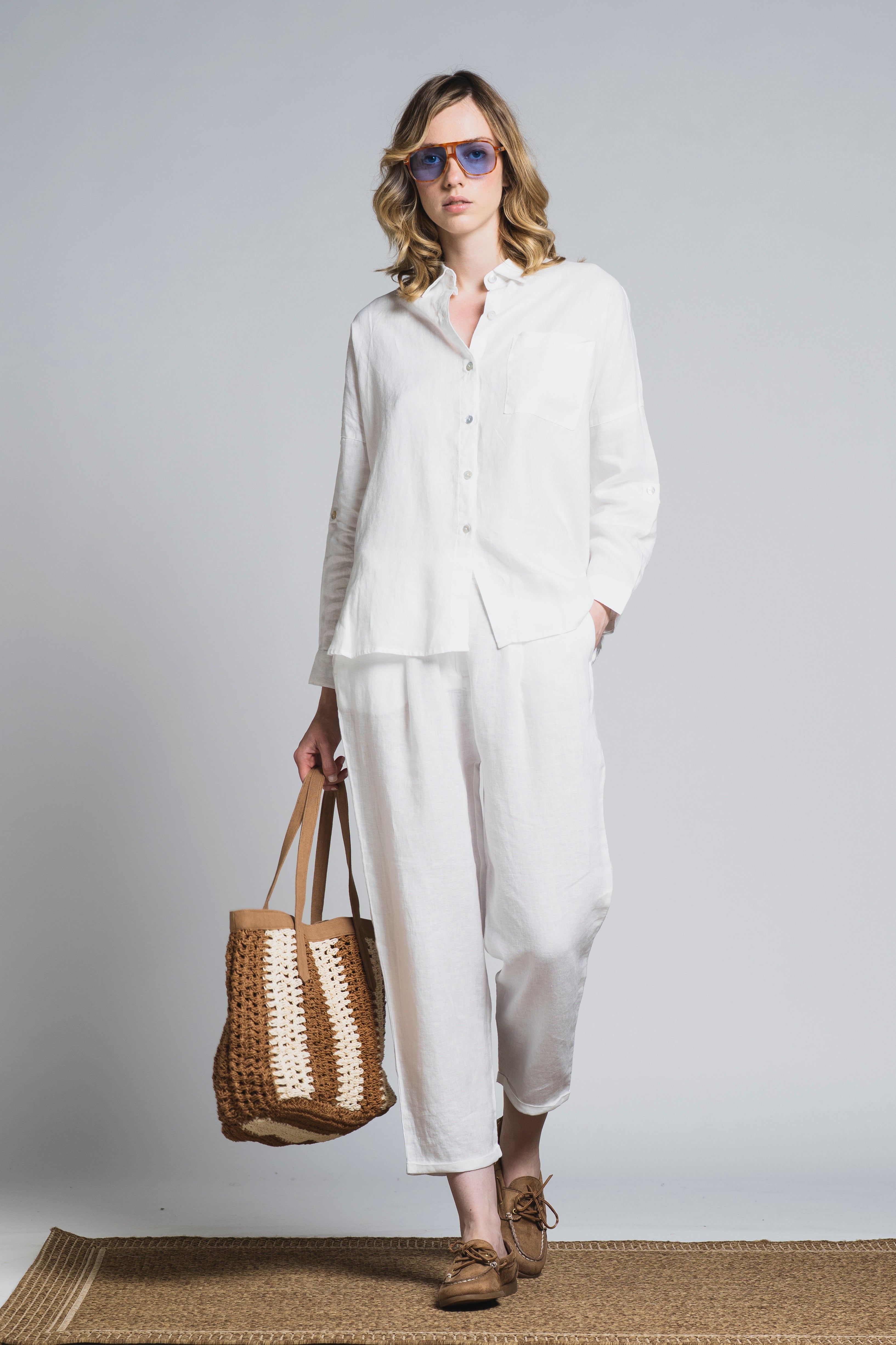 OLIVIA SHIRT IN LINEN