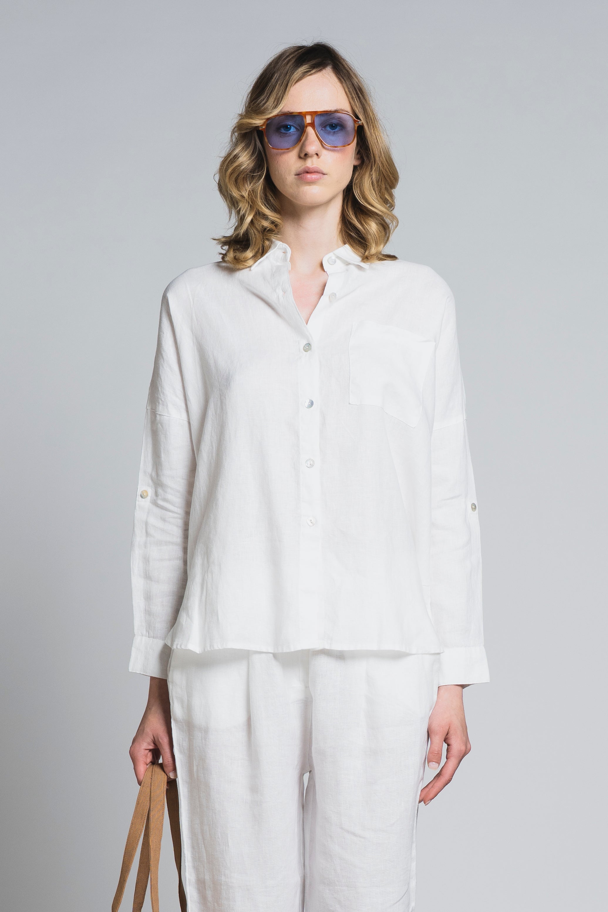 OLIVIA SHIRT IN LINEN