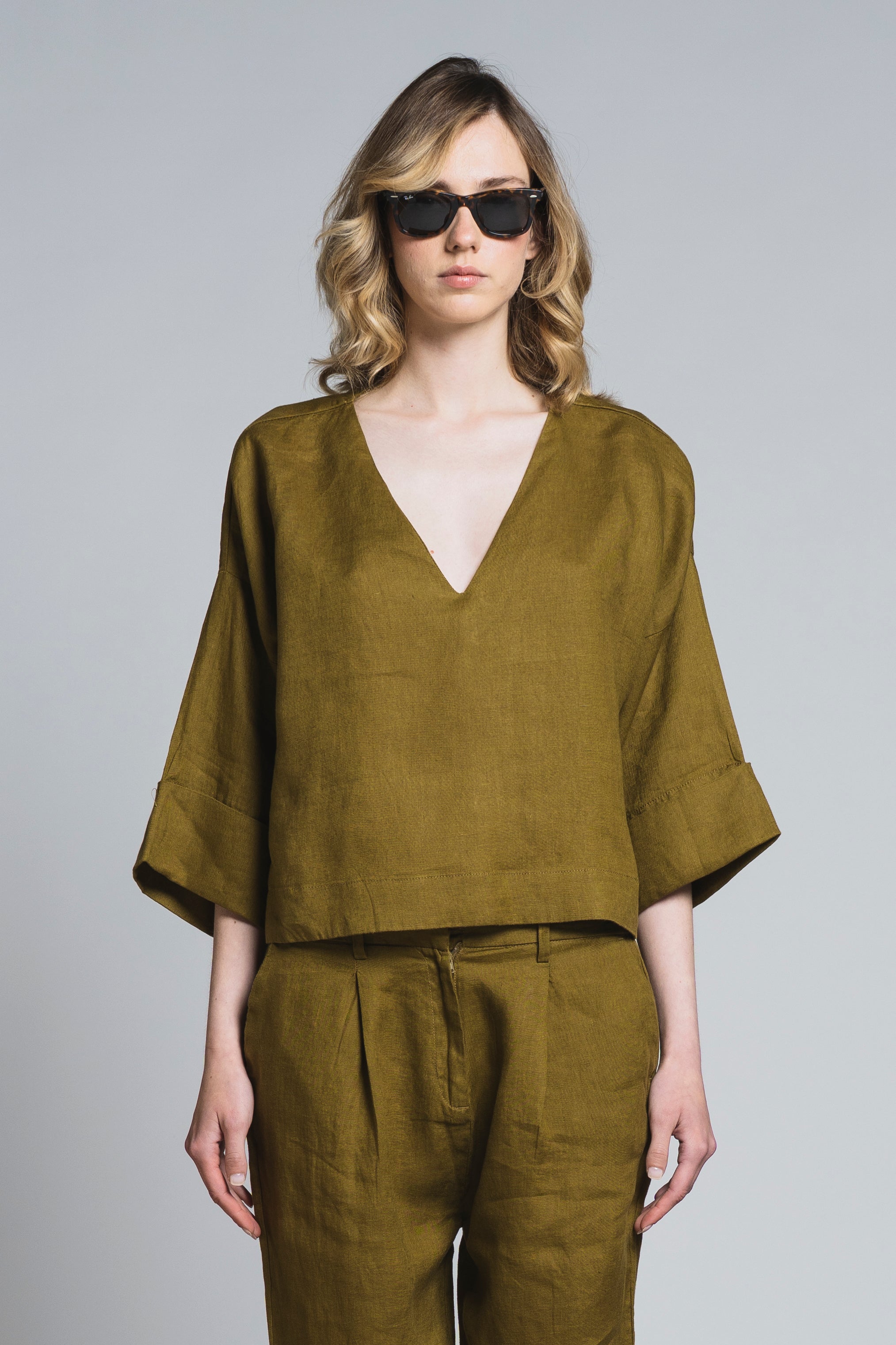 SOPHIA BLUSA IN LINEN