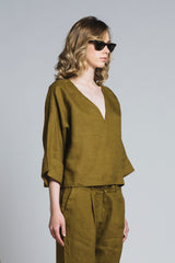 SOPHIA BLUSA IN LINEN