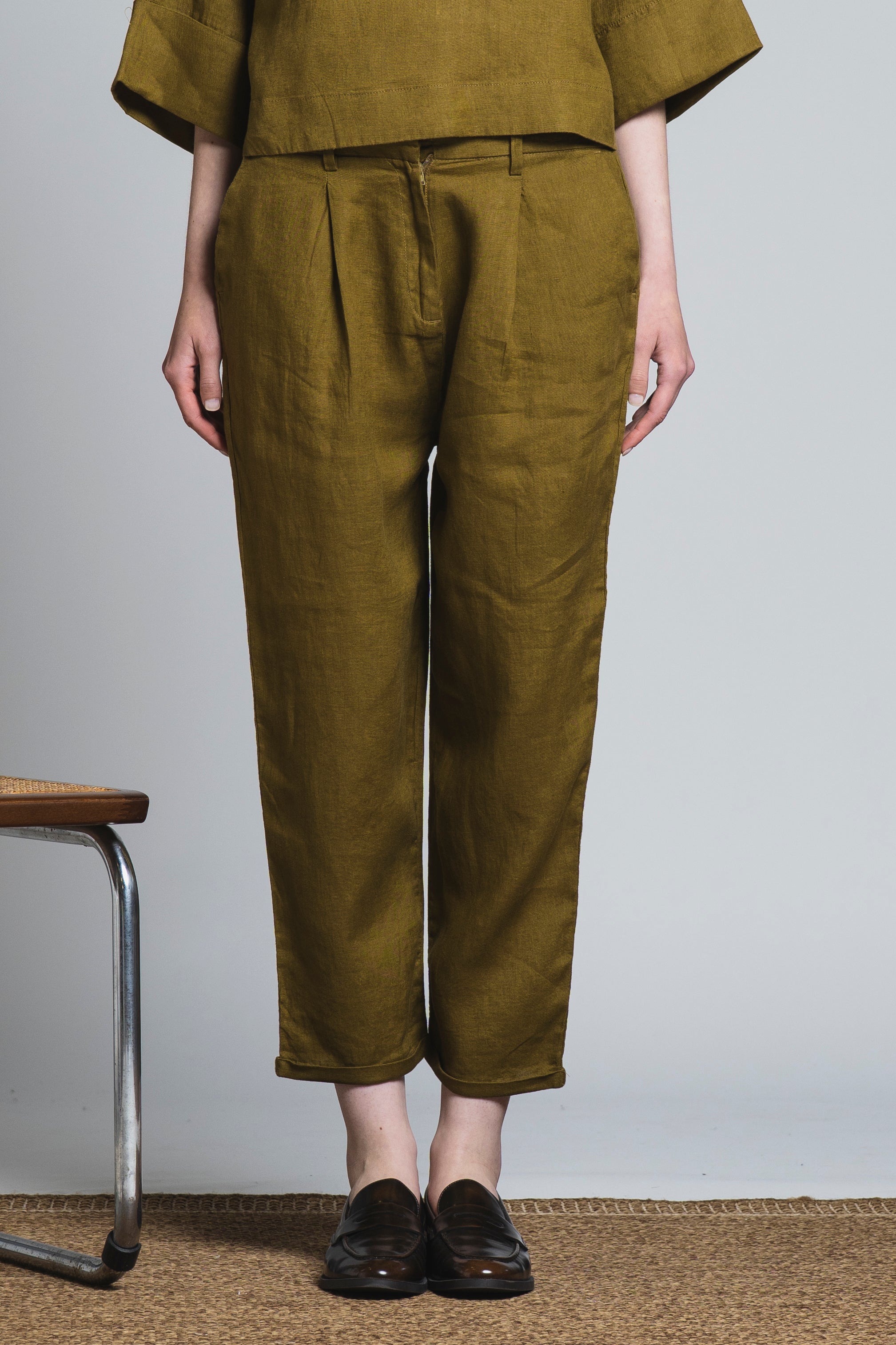 PATTY CHINO LONG IN LINEN