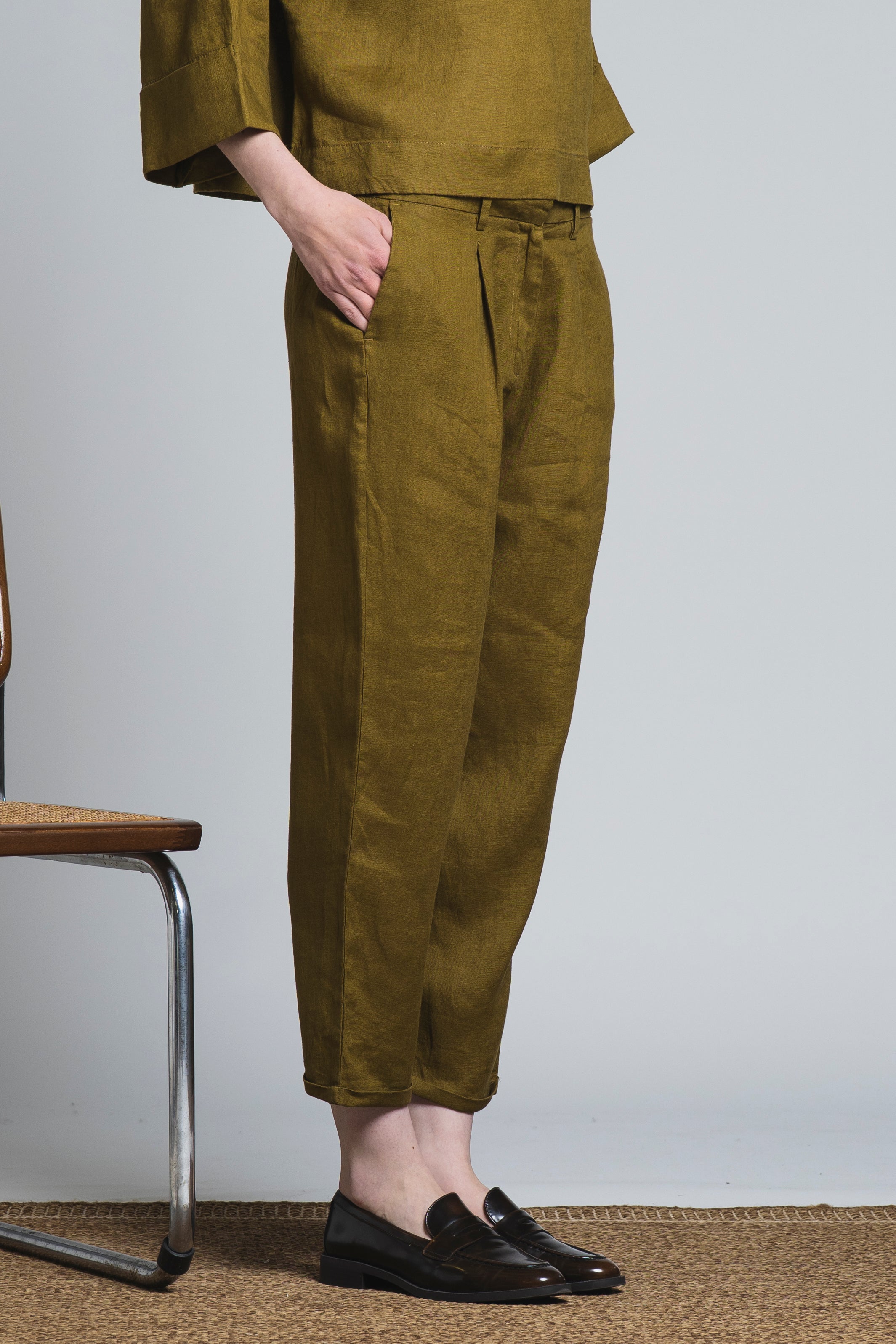 PATTY CHINO LONG IN LINEN
