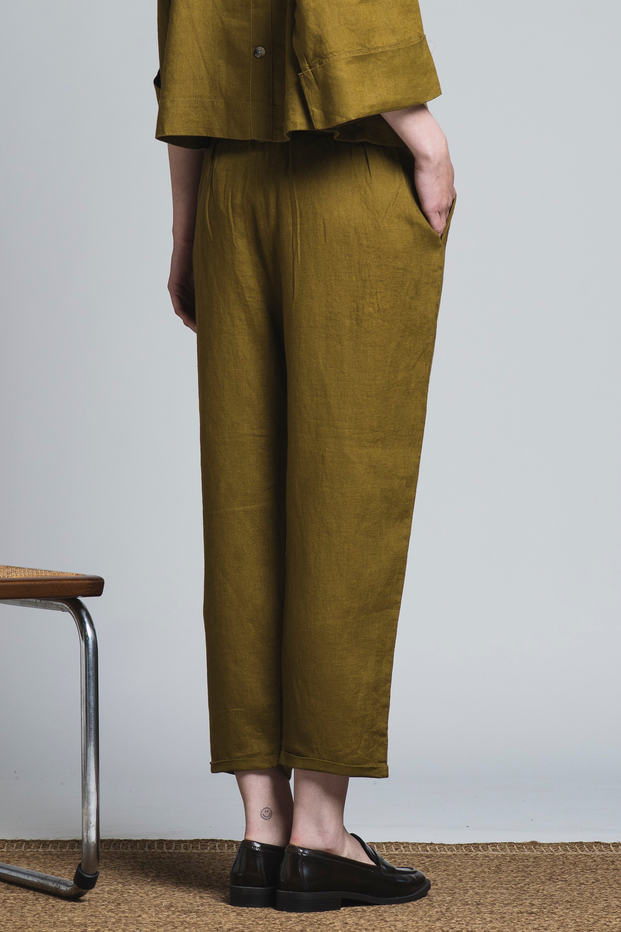 PATTY CHINO LONG IN LINEN