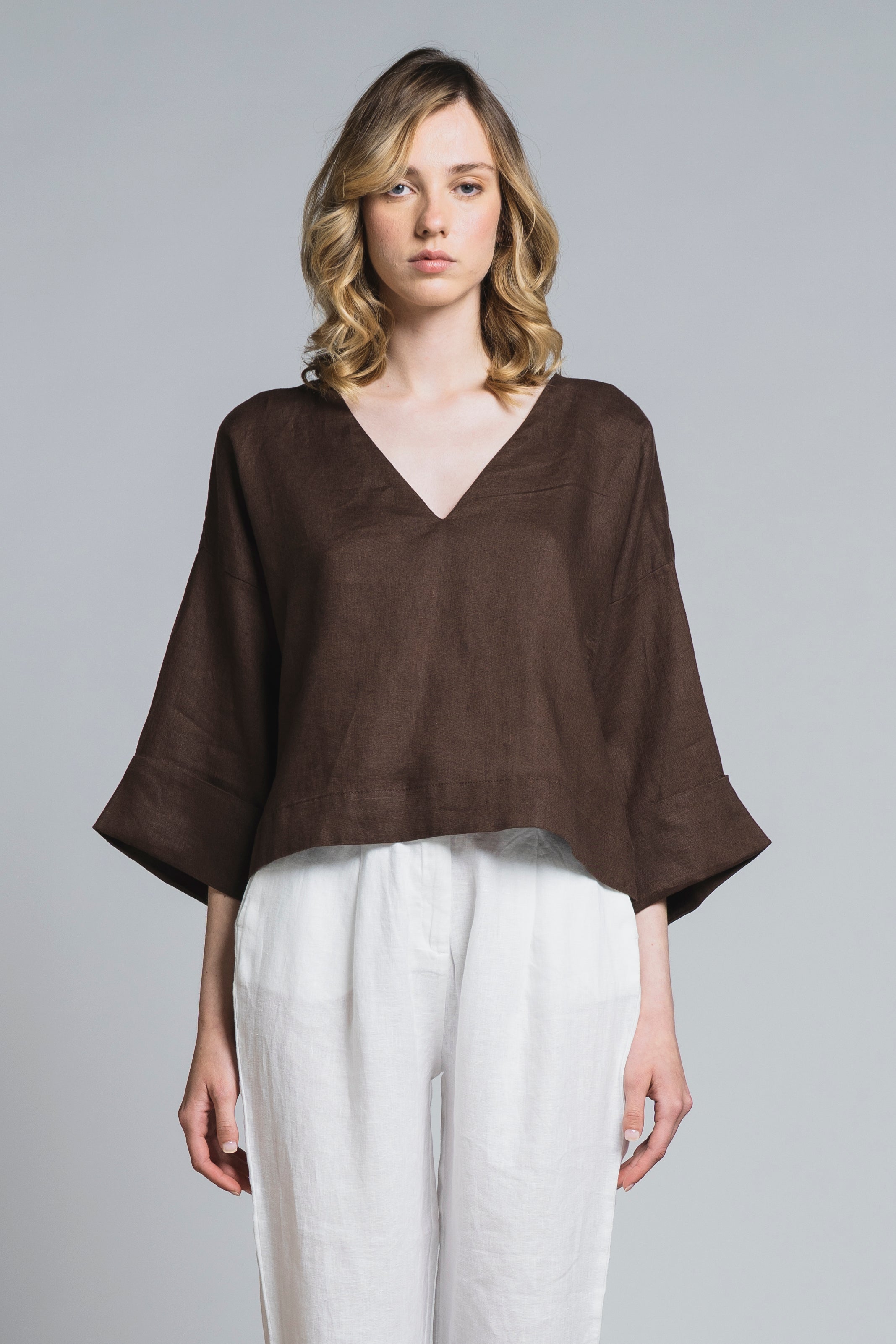 SOPHIA BLUSA IN LINEN