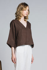 SOPHIA BLUSA IN LINEN