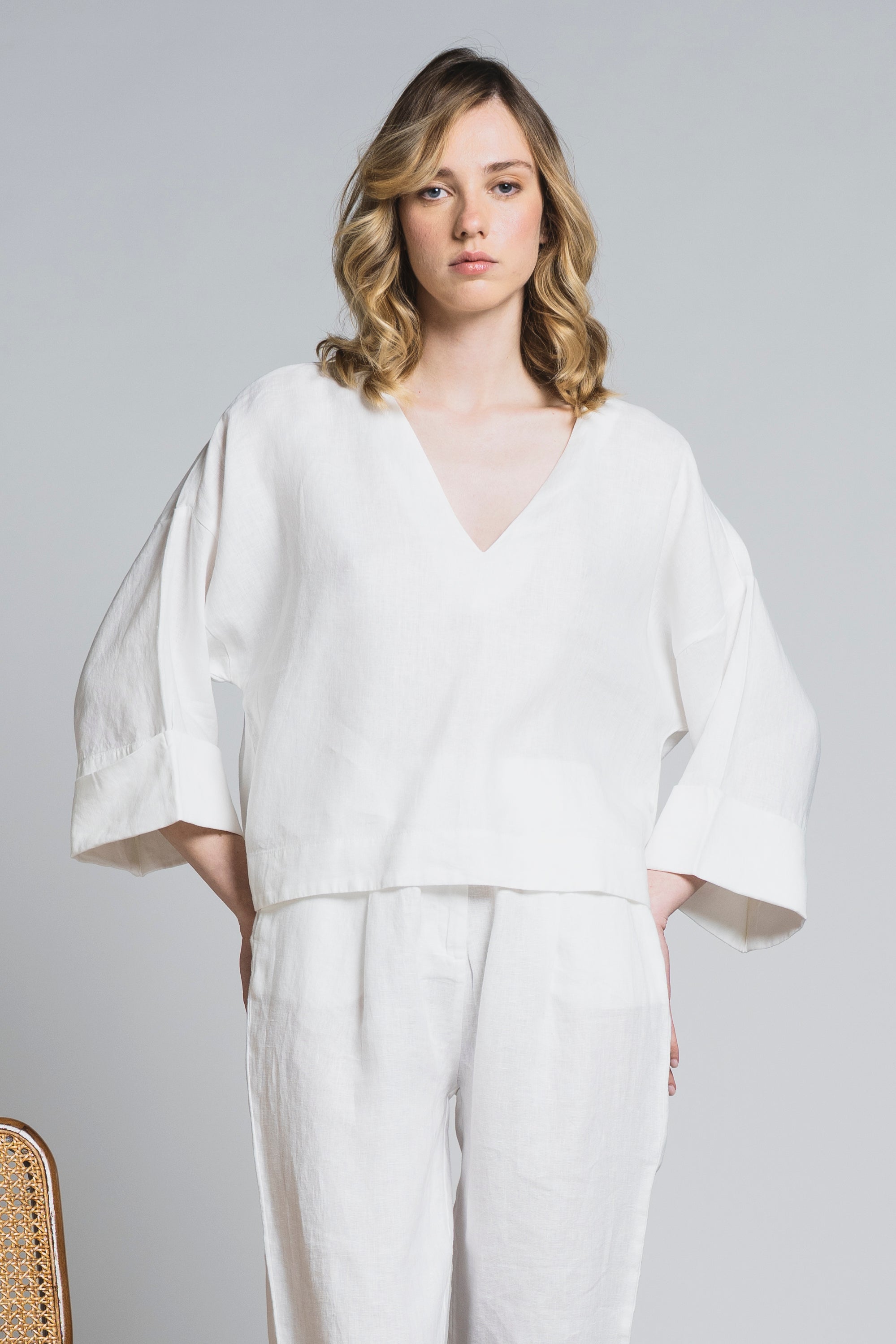 SOPHIA BLUSA IN LINEN