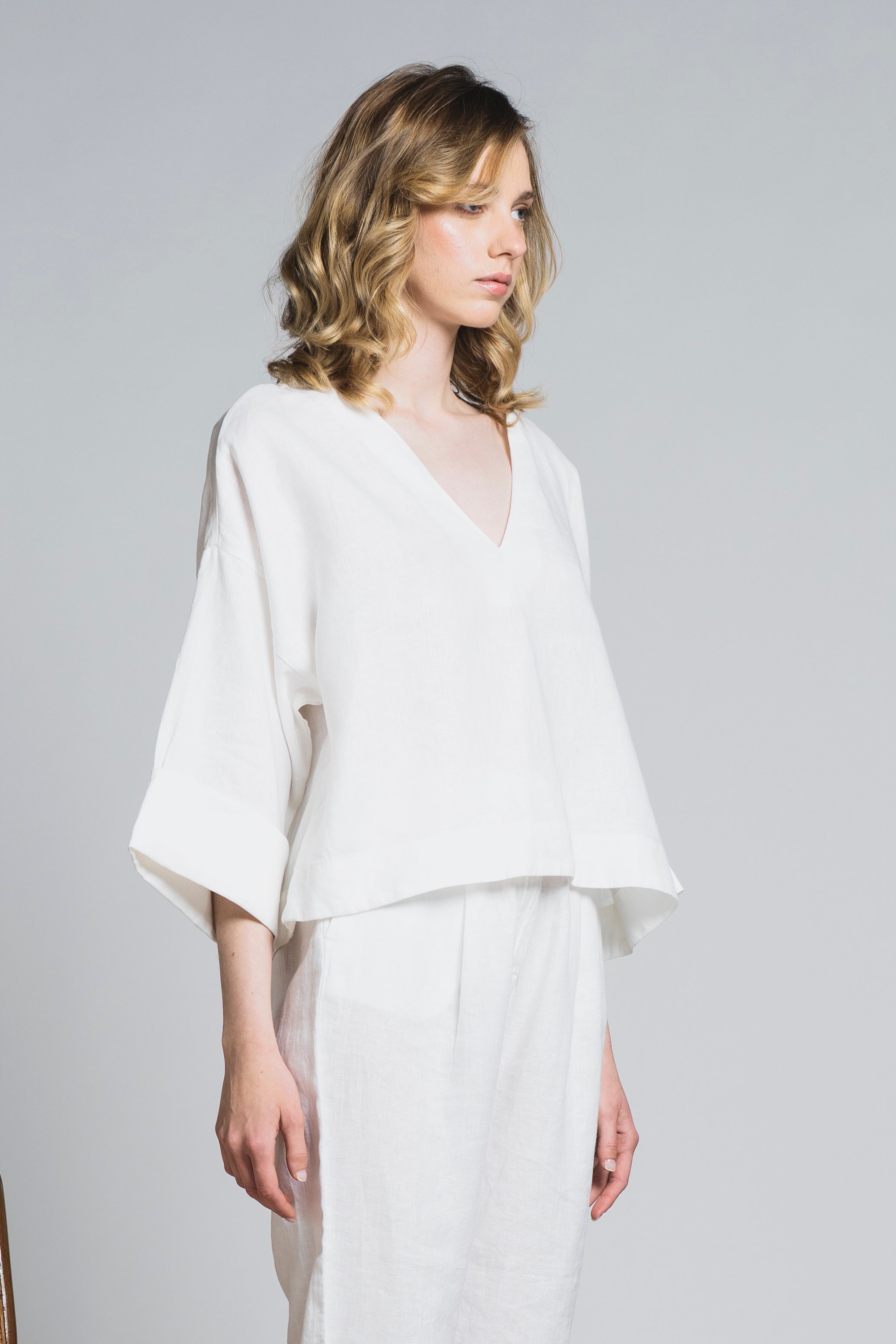 SOPHIA BLUSA IN LINEN