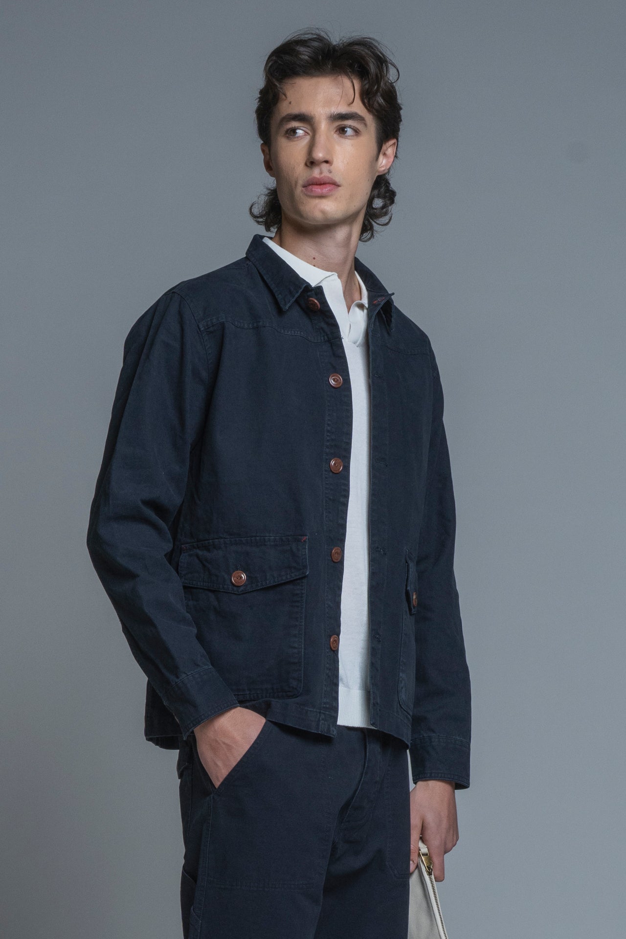 ETIENNE WORK JACKET IN CANVAS