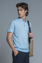 JOYCE SWEATER POLO IN COTTON CREPE