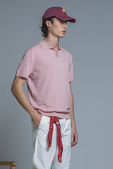 CLARK SWEATER POLO SKIPPER IN COTTON CREPE