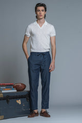 MILES CHINO LONG IN CHAMBRAY