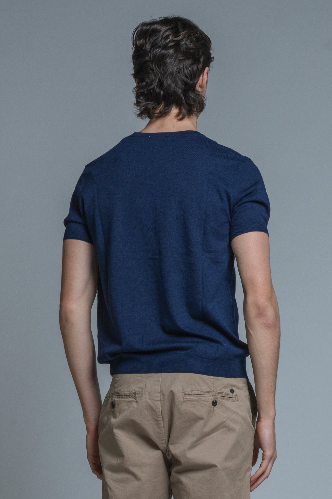 SAMUEL SWEATER ROUND NECK IN MIXED LINEN