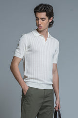 HILLS POLO CABLE IN COTTON CREPE